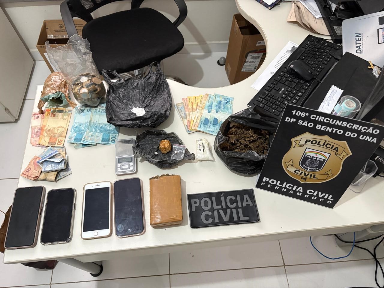 Operação “Caixa de Pandora” prende dois suspeitos de tráfico e armas em Alagoas