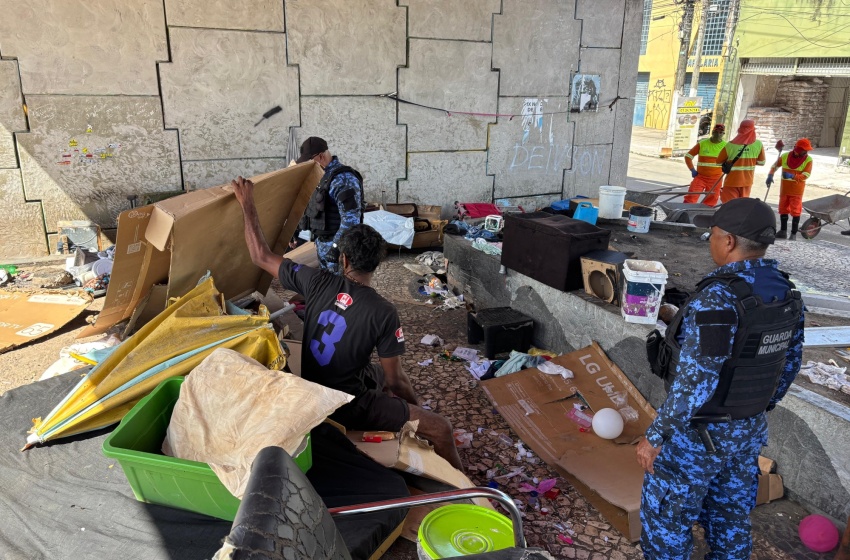 Ação integrada prende dois suspeitos na Praça Bonfim no bairro do Poço