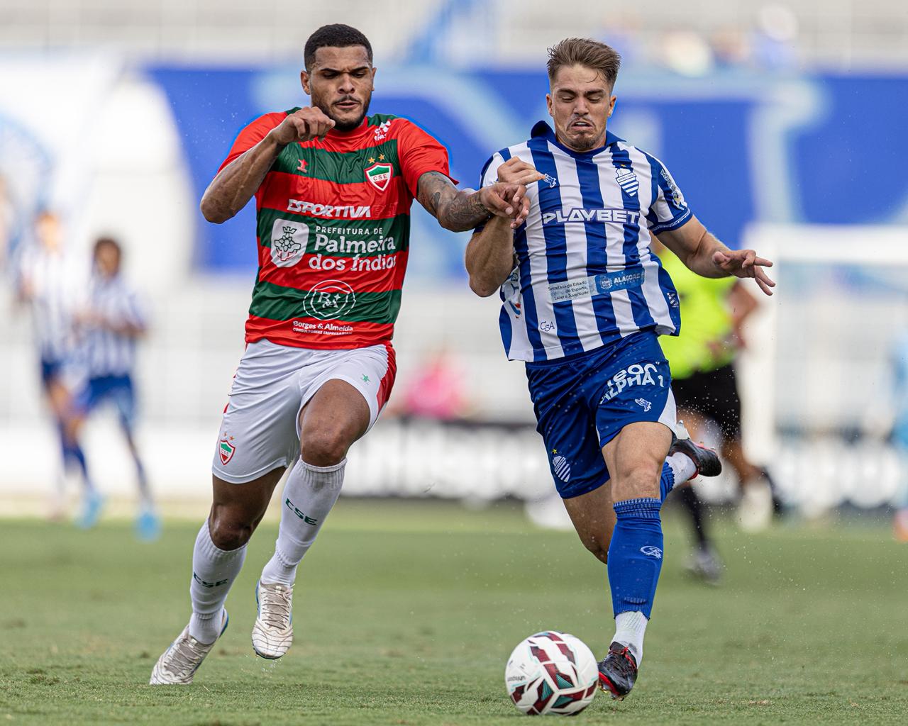 CSA e CSE empatam em 1 a 1 no estádio Rei Pelé