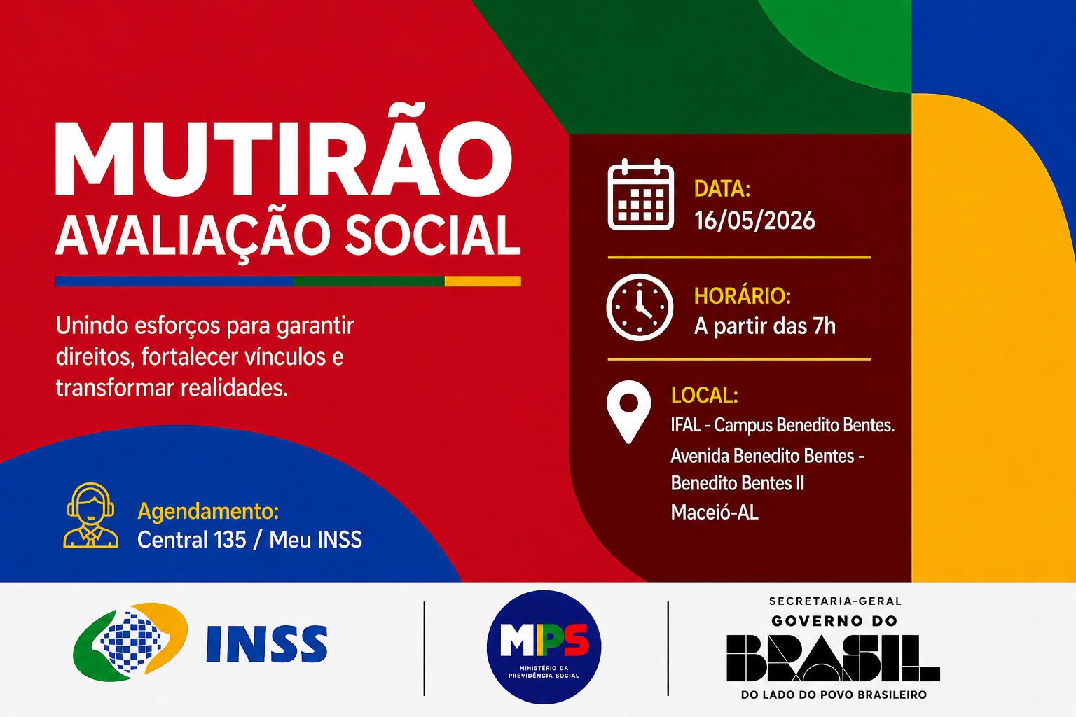 INSS realiza mutirão de avaliação social em Maceió