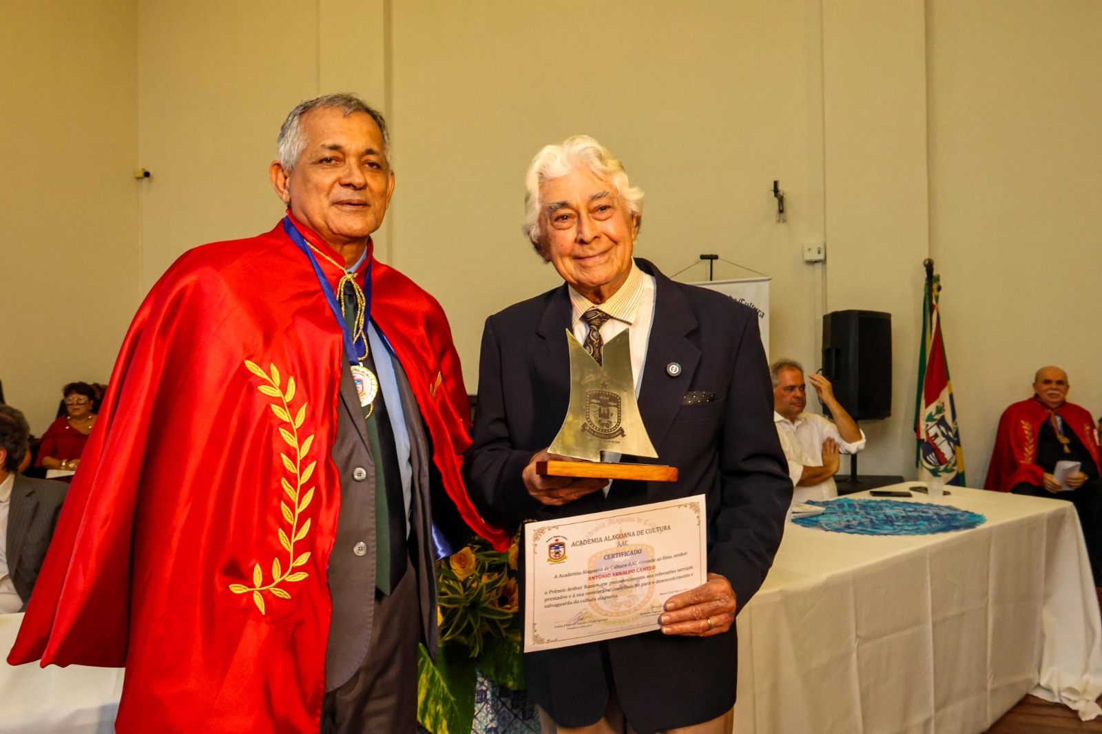 Antonio Arnaldo Camelo é reconhecido por contribuição à cultura alagoana