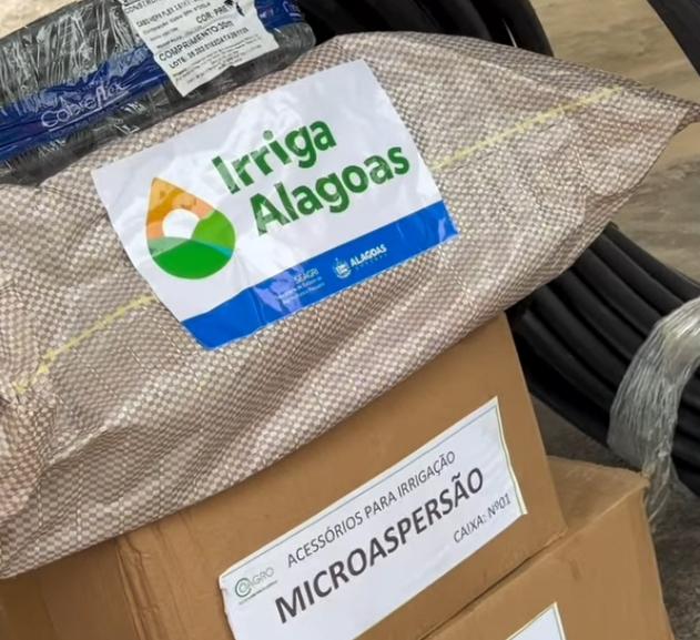 Agricultores do Litoral de AL recebem kits de irrigação para produção no campo