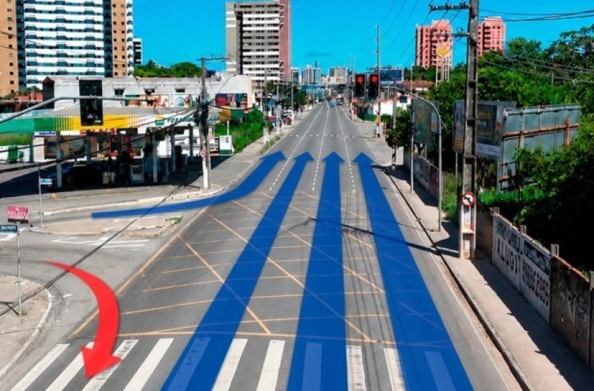 Avenida Gustavo Paiva terá novo trecho com mão única rumo ao Centro