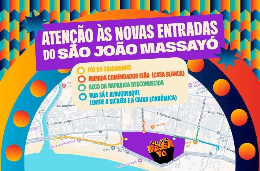 São João Massayó terá quatro pontos oficiais de acesso no Jaraguá