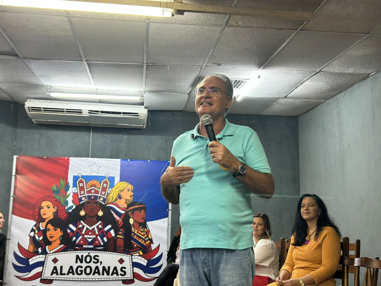 Movimento destaca atuação de Renan Calheiros em defesa das mulheres