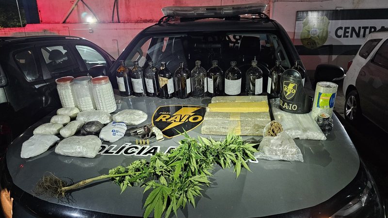 Operação da PM prende líder do tráfico em Marechal Deodoro com drogas e armas