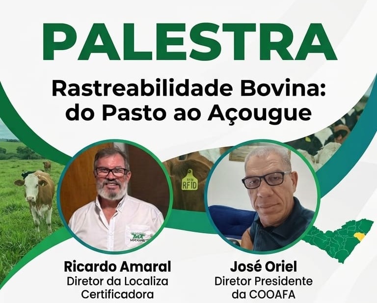 Cooafa convoca produtores rurais para palestra sobre rastreabilidade bovina