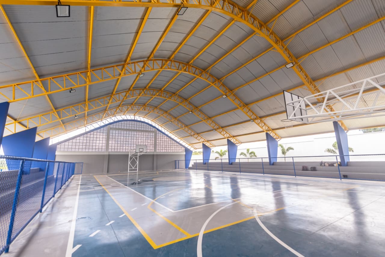 Prefeito Luciano Barbosa inaugura, nesta segunda (17), Ginásio de Esportes na Vila São José