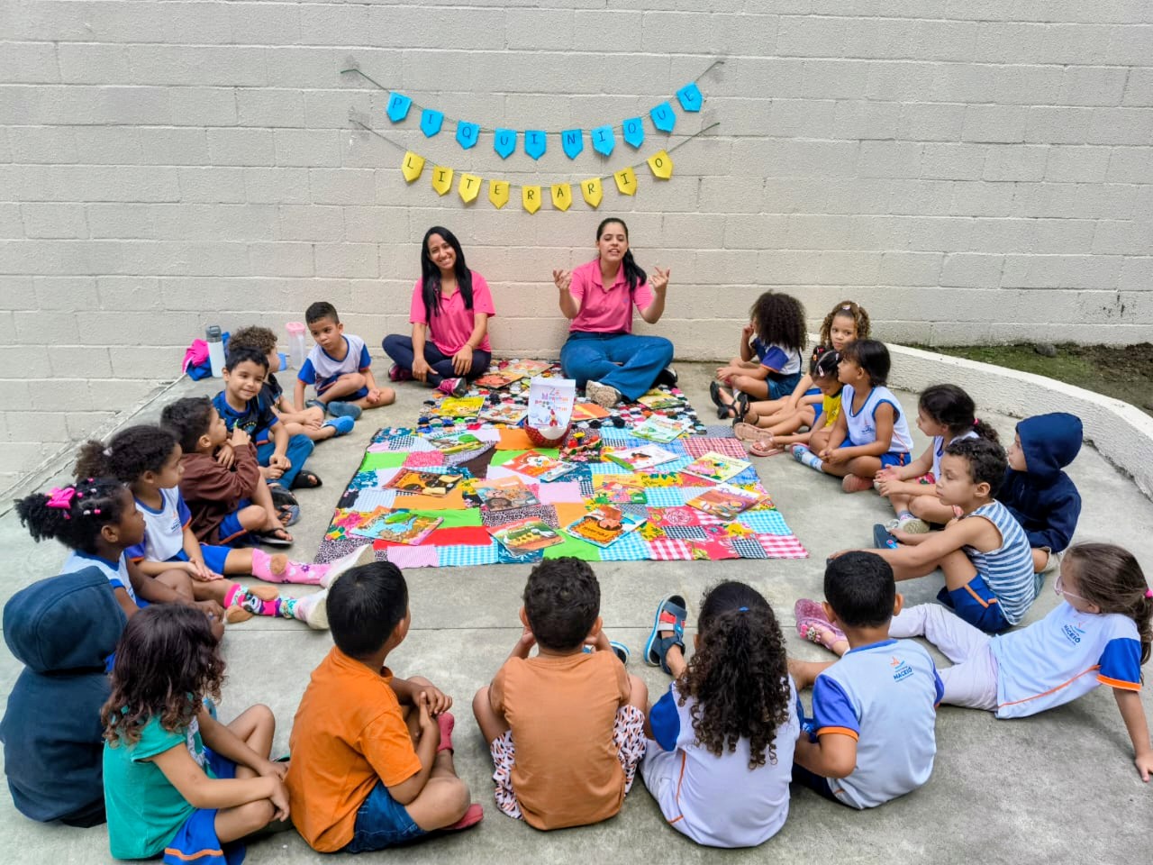 Volta às aulas: Alunos do Gigantinhos são recepcionados com ações de valorização da cultura popular