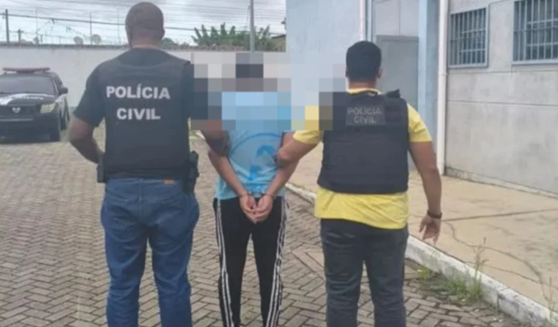Acusado de estupro de vulnerável é capturado em Alagoas após fuga