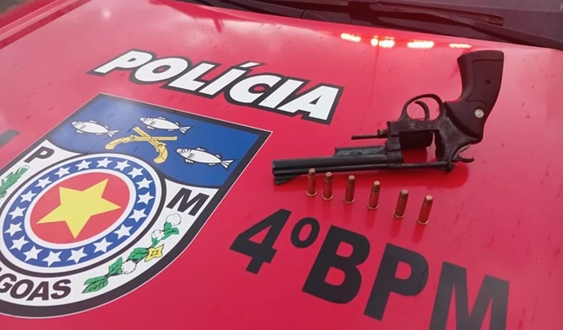 Homem é preso com revólver calibre 38 em abordagem na Chã de Jaqueira