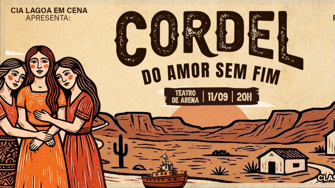 “Cordel do Amor Sem Fim” chega aos palcos de Maceió