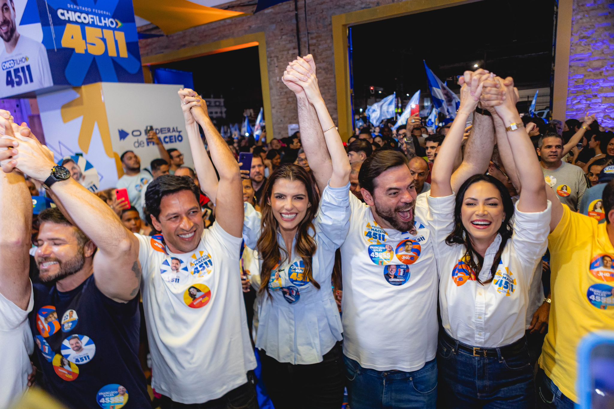 “Tinha que vir uma mulher”, diz Marina JHC em lançamento de Chico Filho