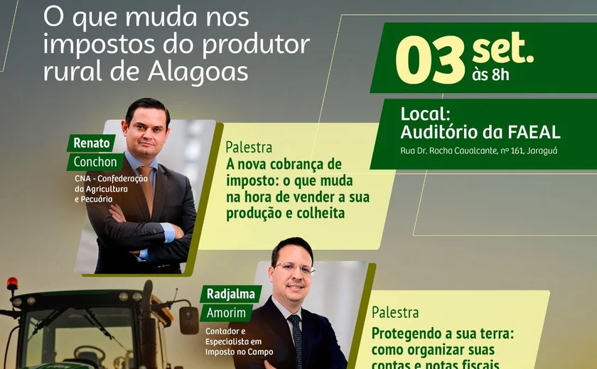 Faeal/Senar promove palestra sobre Reforma Tributária para o produtor rural