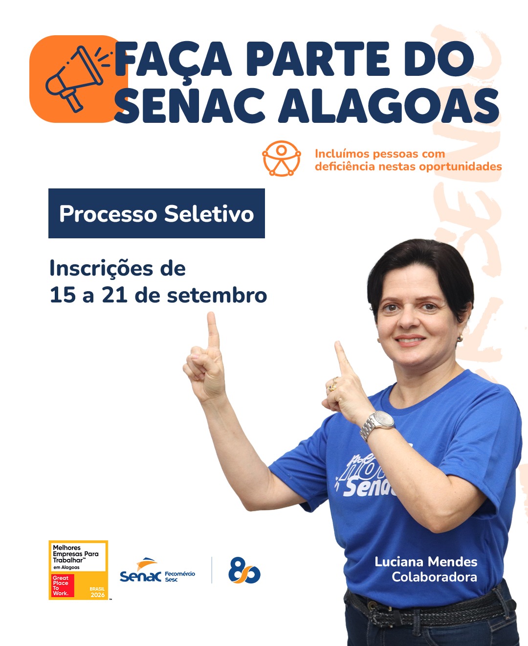 Oportunidade: Senac Alagoas abre processo seletivo para Instrutor na área de Estética em Arapiraca