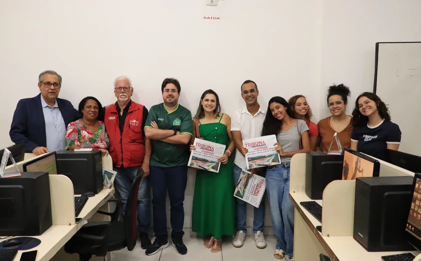 Estudantes de Jornalismo da Ufal visitam redação da Tribuna Independente