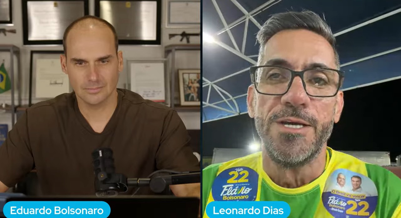 Eduardo Bolsonaro declara Leonardo Dias como seu candidato a deputado estadual em Alagoas