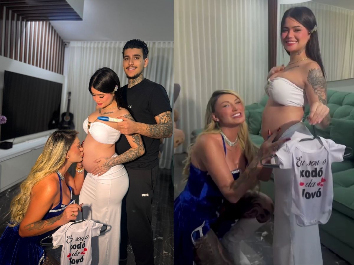 Aos 38, Andressa Urach vive nova fase da maternidade ao descobrir que será avó
